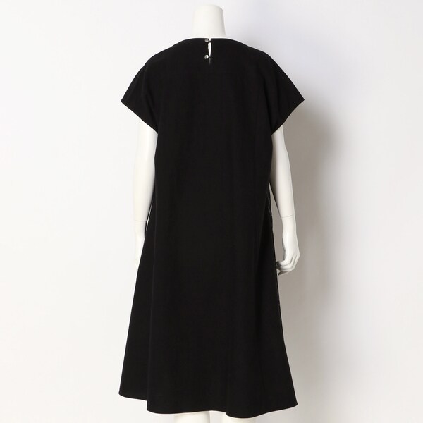 アル・ディ・ラ/ドット柄コーデュロイワンピース