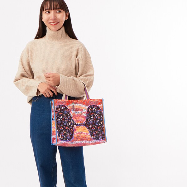 ツモリチサト キャリー（tsumori chisato CARRY）/ガーデンゴルフクラブキルト トートバッグ サブバッグ Lサイズ