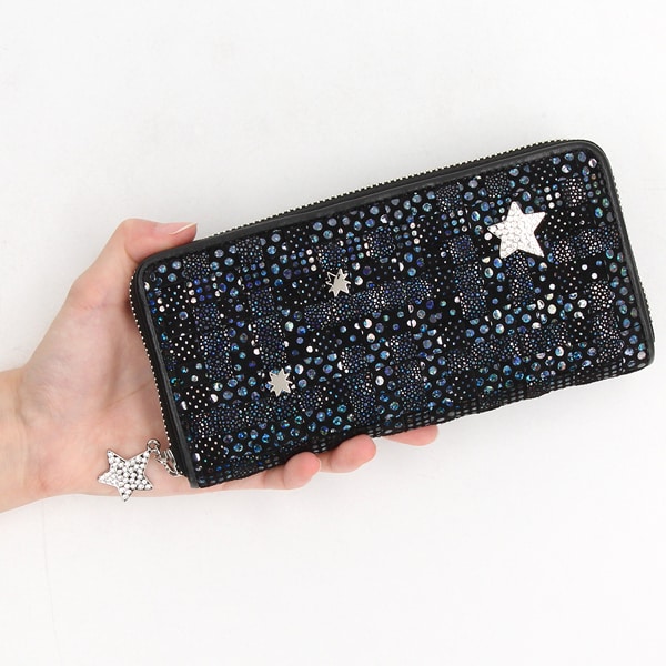 ツモリチサト キャリー（tsumori chisato CARRY）/キラメッシュ 長財布 ラウンドファスナー