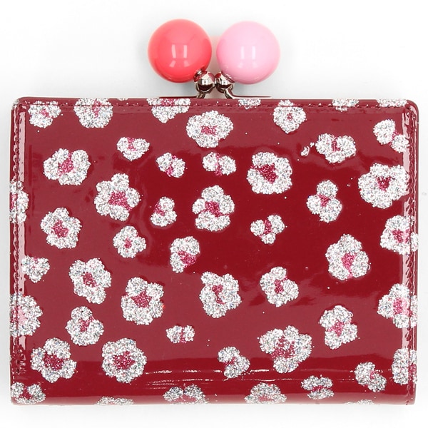 ツモリチサト キャリー（tsumori chisato CARRY）/【 tsumori chisato CARRY 】 グリッターフラワー がま口 2つ折り財布_1