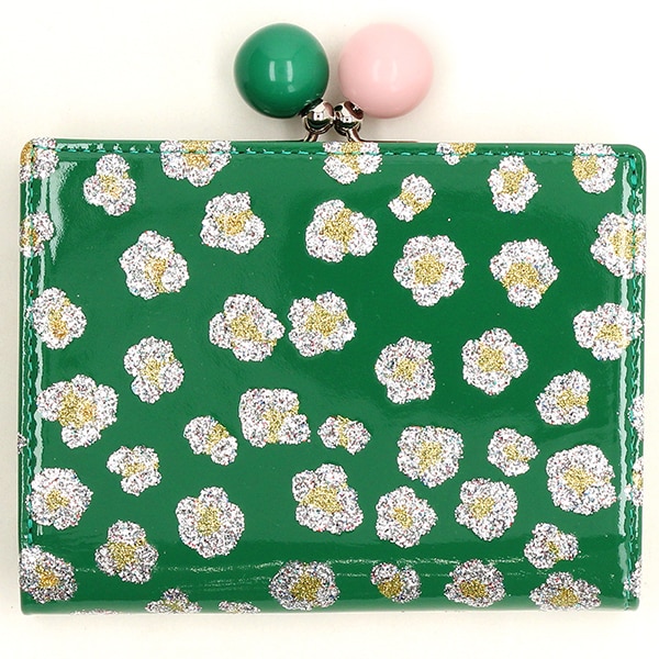 ツモリチサト キャリー（tsumori chisato CARRY）/【 tsumori chisato CARRY 】 グリッターフラワー がま口 2つ折り財布_2