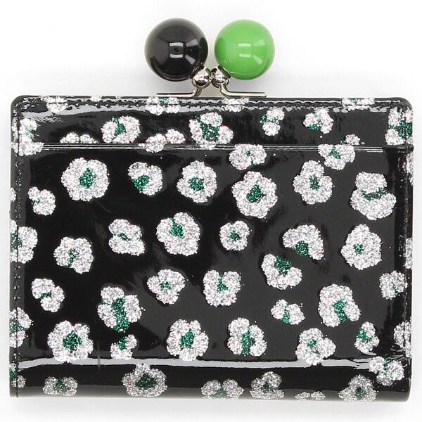 ツモリチサト キャリー（tsumori chisato CARRY）/【 tsumori chisato CARRY 】 グリッターフラワー がま口 2つ折り財布_3