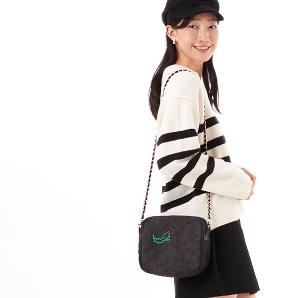 ツモリチサト キャリー（tsumori chisato CARRY）/【tsumori chisato CARRY】 なみねこししゅう ショルダーバッグ ミニボストン