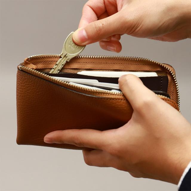 アジリティー アッファ/本革製 L字ファスナー 長財布の通販はau PAY