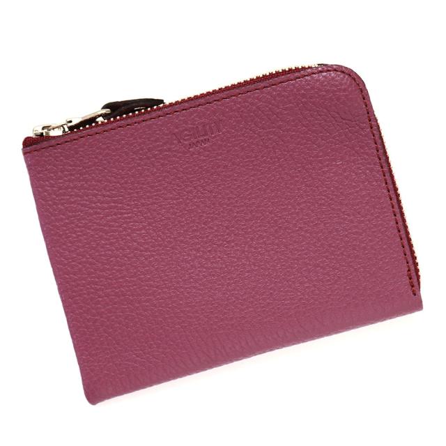 アジリティー アッファ/アリニエショート/イタリアンシュリンク(パープル)【薄型スリム短財布 スリット構造】AGILITY