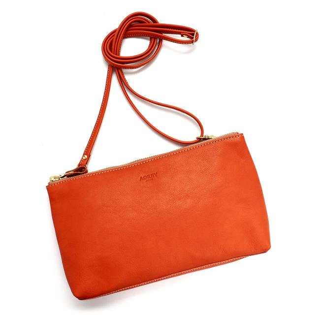 アジリティー アッファ（AGILITY Affa）/レザー ポシェット ミニショルダー クラッチバッグ