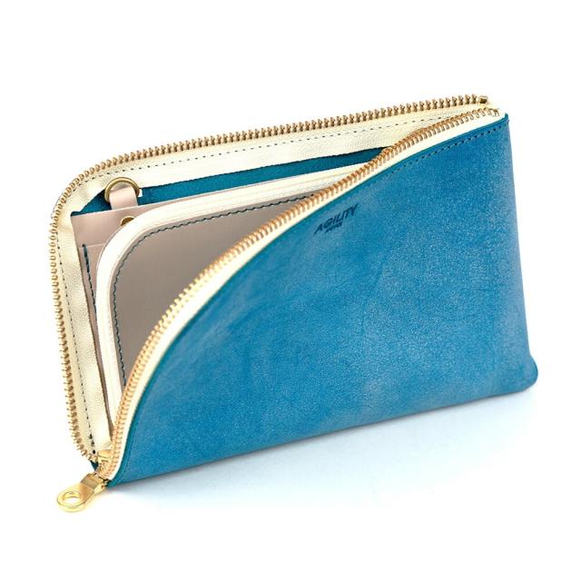 アジリティアッファ(AGILITY affa)『ボヤージュ』財布 ウォレット L字ファスナー パスポート スマートフォン パスポートケース アジリティ アッファ ボヤージュ 東京レザー お財布ポーチ