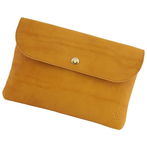 アジリティー アッファ（AGILITY Affa）/ポピエール/栃木しぼり(イエロー)【クラッチバッグ ショルダーバッグ】