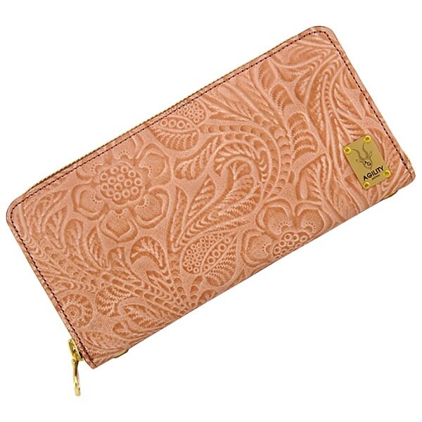 アジリティー アッファ（AGILITY Affa）/ラウンドファスナー 花柄 財布