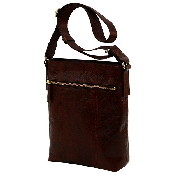 アジリティー アッファ（AGILITY Affa）/ビュッフルショルダー/バッファローレザー(チョコ)【ショルダーバッグ メンズ 】