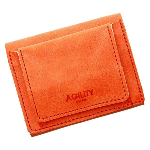 アジリティーアッファ（AGILITY Affa）/リオン/シビラ(オレンジ)【ミニ財布 三つ折財布】の通販は