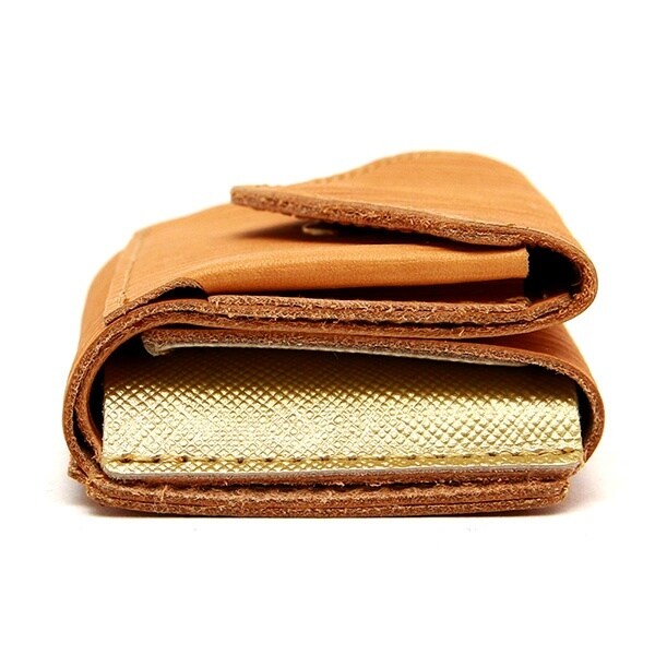 アジリティー アッファ（AGILITY Affa）/ナノウォレット/ウッドレザー(ベージュ)【ミニ財布】 アジリティー アッファ（AGILITY Affa）/ナノウォレット/ウッドレザー