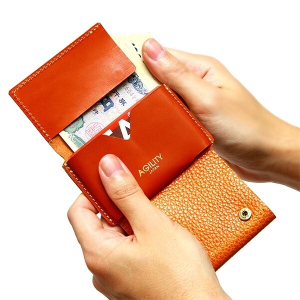 アジリティー アッファ（AGILITY Affa）/ナノウォレット/ウッドレザー