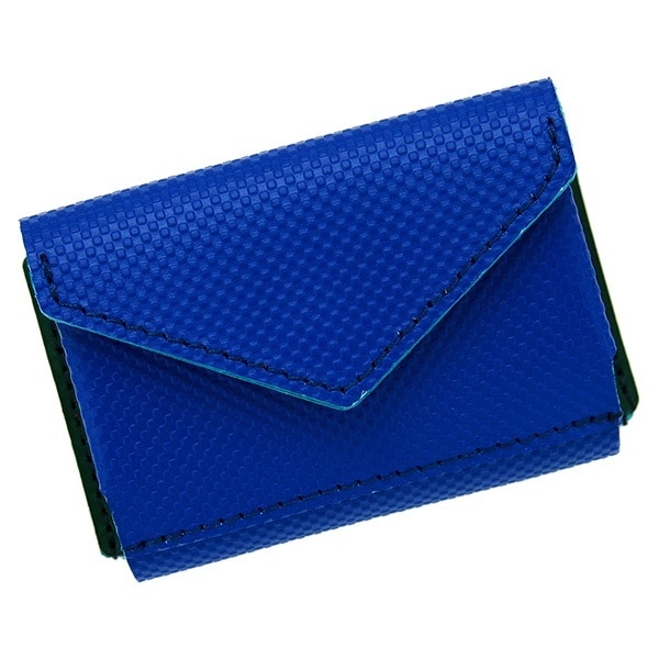 アジリティーアッファ（AGILITY Affa）/ナノウォレット/デザインレザー(市松エンボス ブルー)【ミニ財布】の通販は