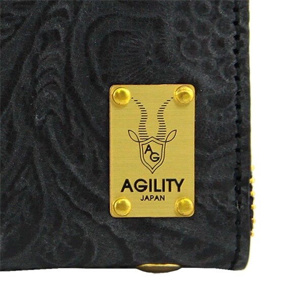 アジリティー アッファ（AGILITY Affa）/ラウンドファスナー 花柄 財布 本革 アジリティー アッファ（AGILITY Affa）/ラウンドファスナー 花柄 財布