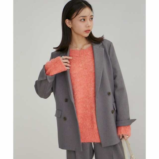 ビス（VIS）/【セットアップ対応】ウールライクメランジジャケット【アンチピリング・洗える・防シワ】の通販は