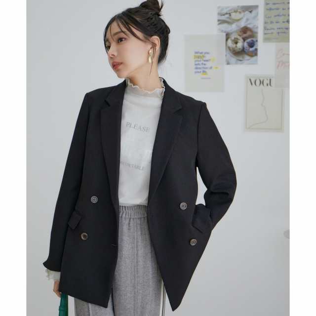 ビス（VIS）/【セットアップ対応】ウールライクメランジジャケット【アンチピリング・洗える・防シワ】の通販は