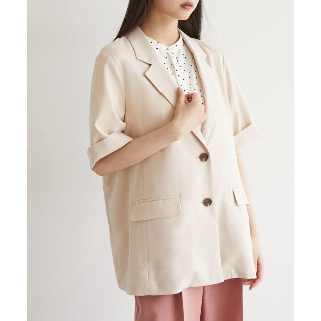 ビス（VIS）/【接触冷感・洗える】ハーフスリーブジャケットの通販は