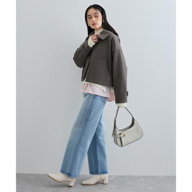 ビス（VIS）/ジャージメルトンステンカラーブルゾンの通販は