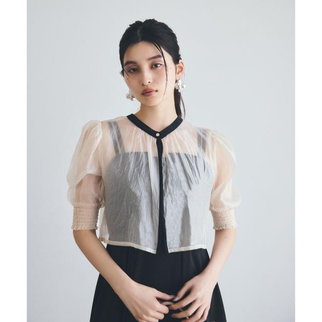 ビス（VIS）/【VIS DRESS】【3WAY】シアートップスセットキャミドレス