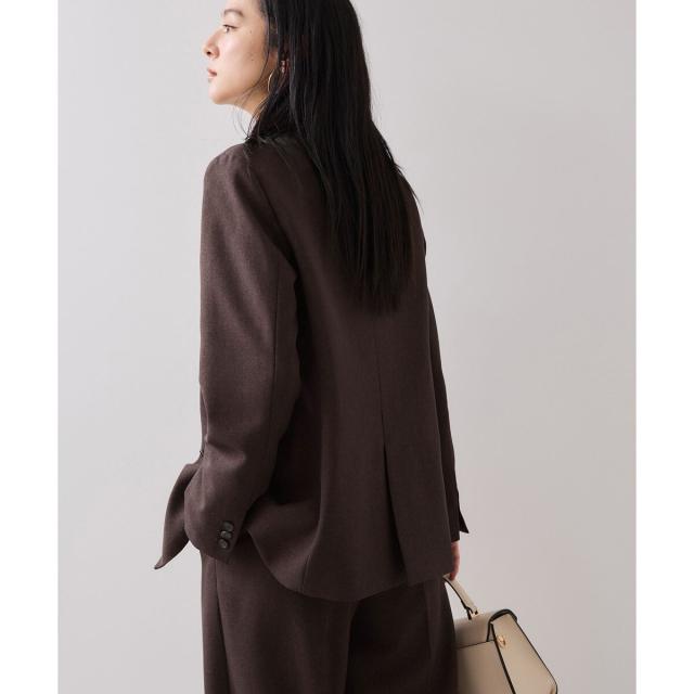 ビス（VIS）/【美easy】ウーリッシュダブルブレストテーラード 