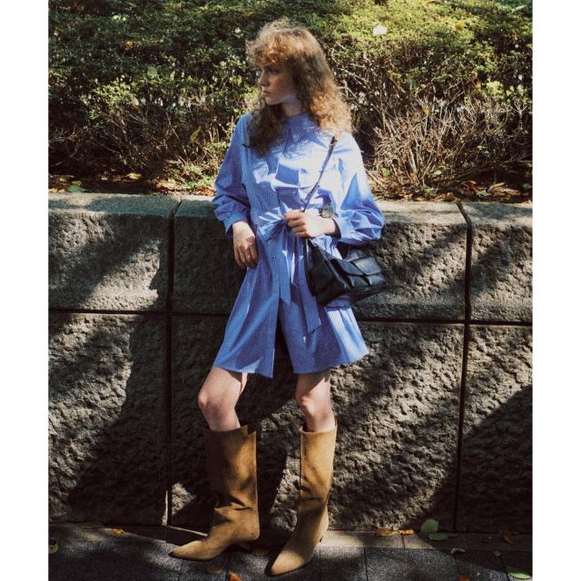 ビス（VIS）/【POLO BCS】VIS別注ウエストタックフレアワンピース/WEB限定