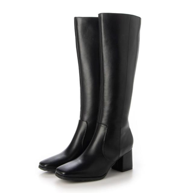 EVOL（EVOL）/【23秋冬新作】スクエア6．5cmヒールロングブーツ IV5200