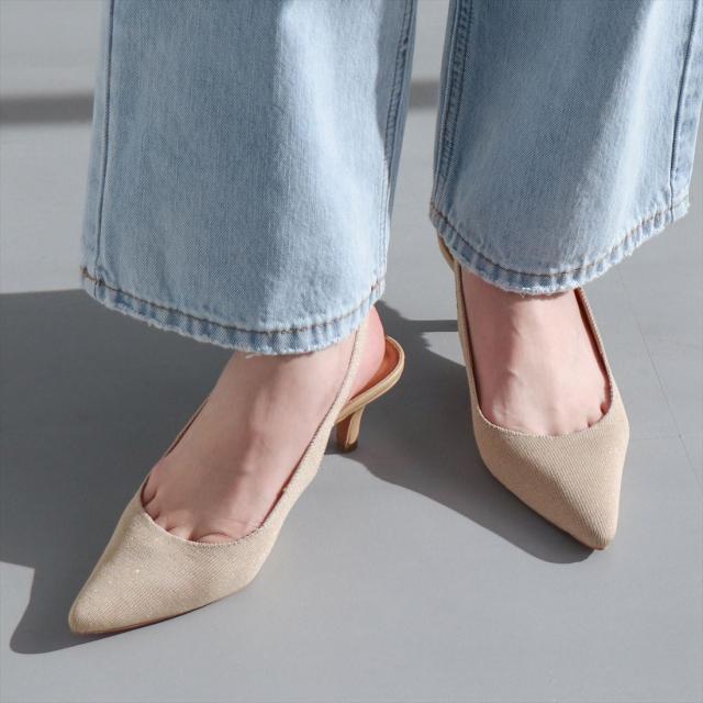 EVOL（EVOL）/【EVOL】バックバンドニットパンプス IW5356の通販は