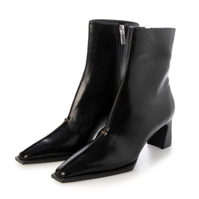 EVOL（EVOL）/【24秋冬新作】6cmヒールスクエアショートブーツ BX23825