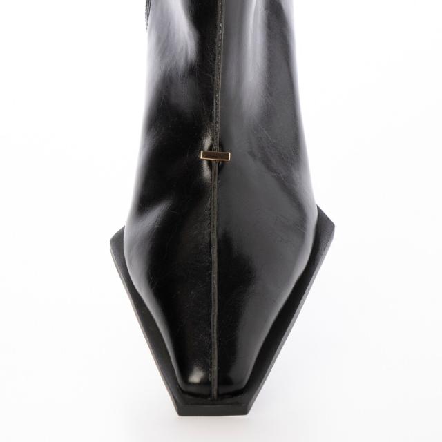 EVOL（EVOL）/【24秋冬新作】6cmヒールスクエアショートブーツ BX23825