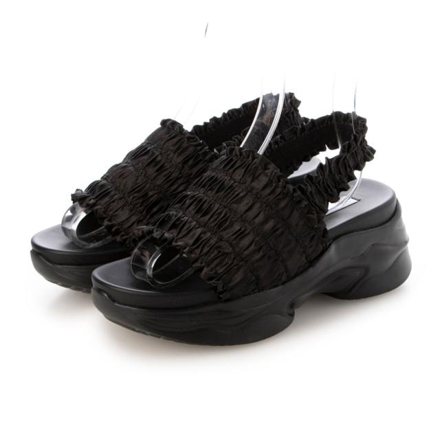 EVOL（EVOL）/【EVOL】【XS−LLサイズ展開・軽量】フリルスポーツサンダル IY5621