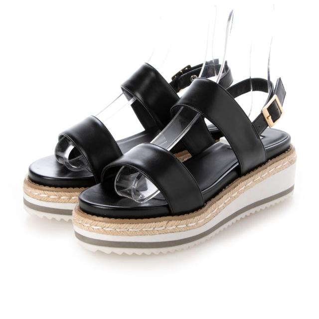 EVOL（EVOL）/【25春夏新作】【柔らかい・軽量】ダブルベルトジュートサンダル IY5736