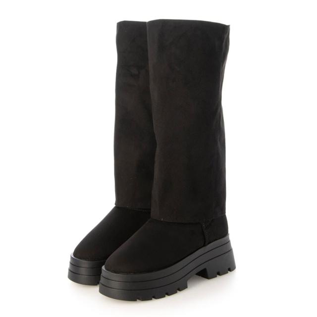 EVOL（EVOL）/【25秋冬新作】 【S−LLサイズ展開・美脚効果あり】2WAYムートンカバーブーツ IZ5887