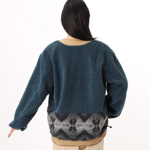 クリフメイヤー（KRIFF MAYER）/【2WAY リバーシブル】柄ボア ひっくり