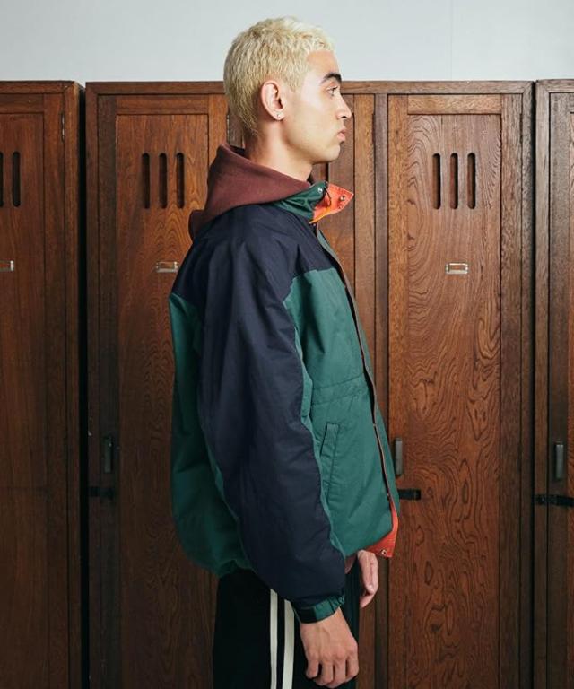 クリフメイヤー（KRIFF MAYER）/【スポーティー×クラシック】切替 スタンド ネック ジャケット_3