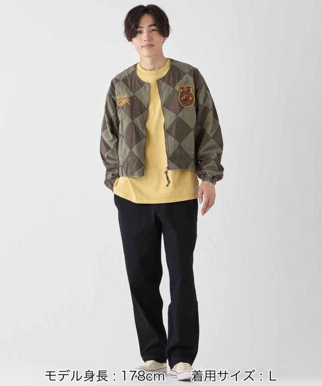 クリフメイヤー（KRIFF MAYER）/【USED感がかっこいい！】ラインクルーマン ジャケット クリフメイヤー（KRIFF MAYER）/【USED感がかっこいい！】ラインクルー