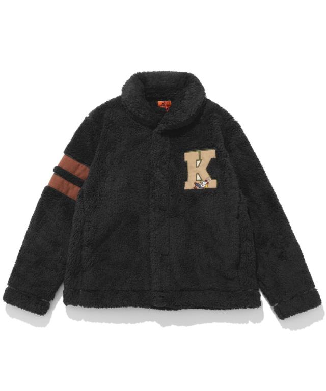 クリフメイヤー（KRIFF MAYER）/【ふわふわな起毛で暖かい！】シャギーボア レタード ジャケット_3