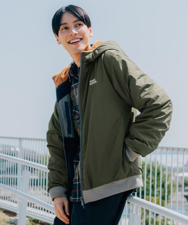 クリフメイヤー（KRIFF MAYER）/【保温性抜群◎】ひっくり ジャケット リバーシブル 2WAY