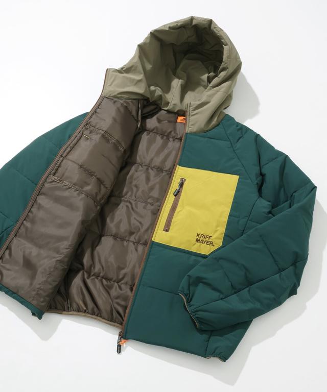 クリフメイヤー（KRIFF MAYER）/【1軍アウターならこれ！】中綿 レトロ フード ジャケット クリフメイヤー（KRIFF MAYER）/【1軍アウターならこれ！】中綿 レトロ