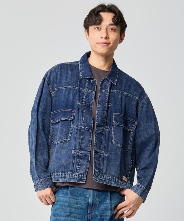 クリフメイヤー（KRIFF MAYER）/【ヴィンテージライク】2oz エアーライト デニム ジャケット