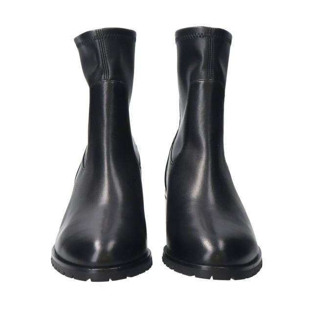 パラディクルール（PARADIS COULEUR）/PARADIS COULEUR◆3．5cmヒール◆バックジップストレッチショートブーツの通販は