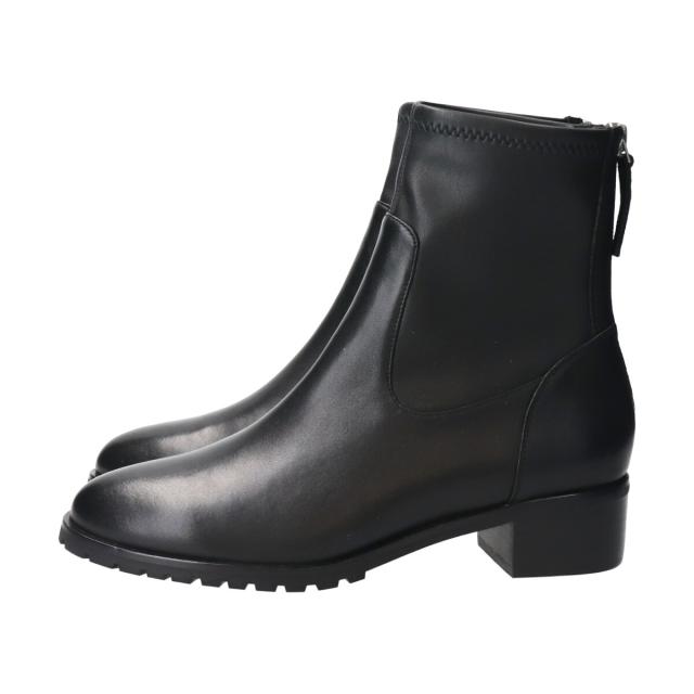 パラディクルール（PARADIS COULEUR）/PARADIS COULEUR◆3．5cmヒール◆バックジップストレッチショートブーツの通販は