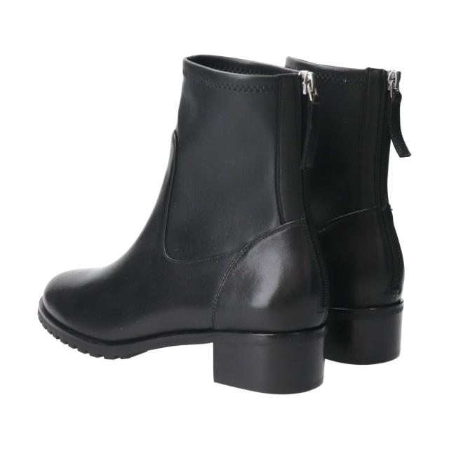 パラディクルール（PARADIS COULEUR）/PARADIS COULEUR◆3．5cmヒール◆バックジップストレッチショートブーツの通販は