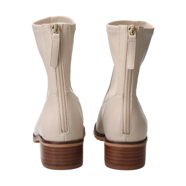 パラディクルール（PARADIS COULEUR）/PARADIS COULEUR◆3．5cmヒール◆バックジップストレッチショートブーツの通販は