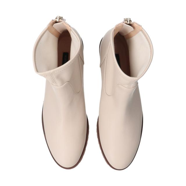 パラディクルール（PARADIS COULEUR）/PARADIS COULEUR◆3．5cmヒール◆バックジップストレッチショートブーツの通販は