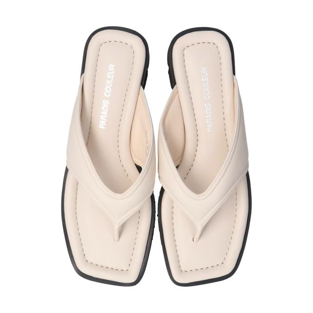 【NEW】パラディクルール（PARADIS COULEUR）/24春夏新作◆PARADIS COULEUR◆3．5cmヒール◆軽量タンクトングサンダルの通販は