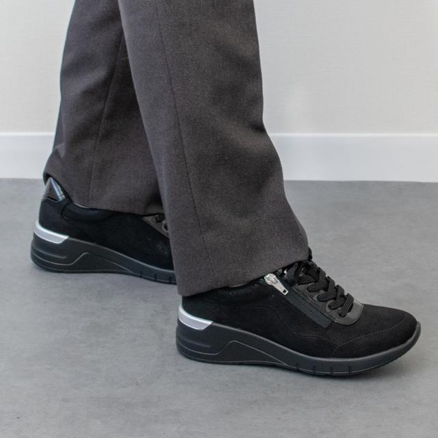 ラウンドアバウト（Round About）/Round About◆5cmヒール◆サイドジップスニーカー