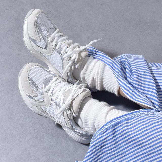 ウィンクルム（VINCULUM）/VINCULUM◆5．5cmヒール◆スエードコンビレースアップスニーカー