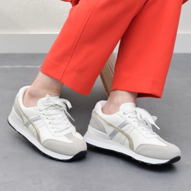 ウィンクルム（VINCULUM）/VINCULUM◆3cmヒール◆スエードコンビクラシックスニーカー