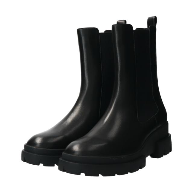 パラディクルール（PARADIS COULEUR）/PARADIS COULEUR◆4．5cmヒール◆トラックソールサイドゴアショートブーツ